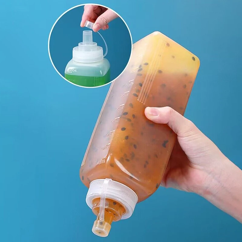 Multi‑Size Squeeze Condiment Bottles Wide‑Mouth Dust‑Proof Durable Seasoning Storage Containers