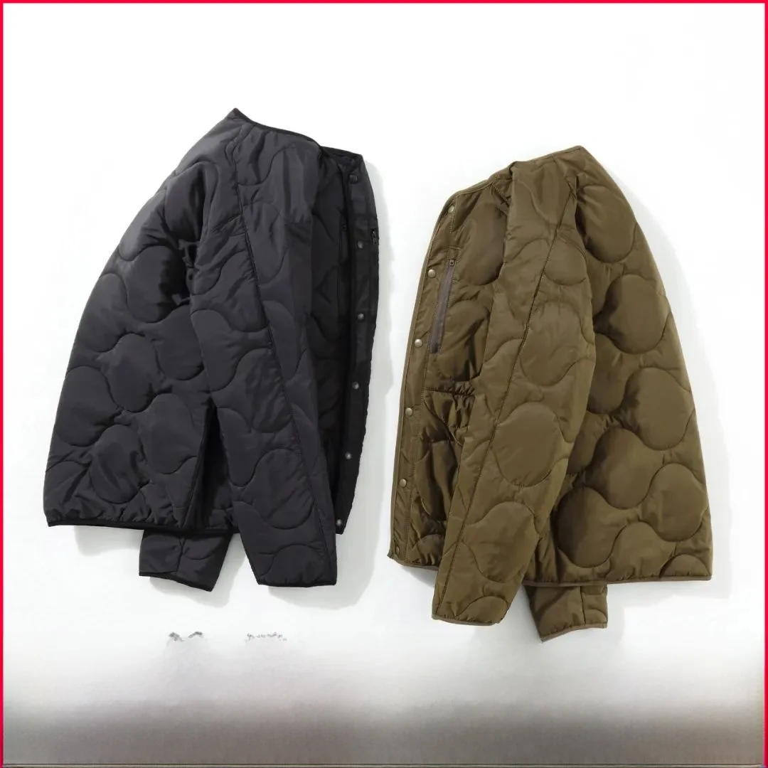 

Lightweight Warm Japanese Sle Casual Outdoor Windproof Cotton Jaet Stuffed Sewing Collarl Coat for Men Trendy Autumn W...