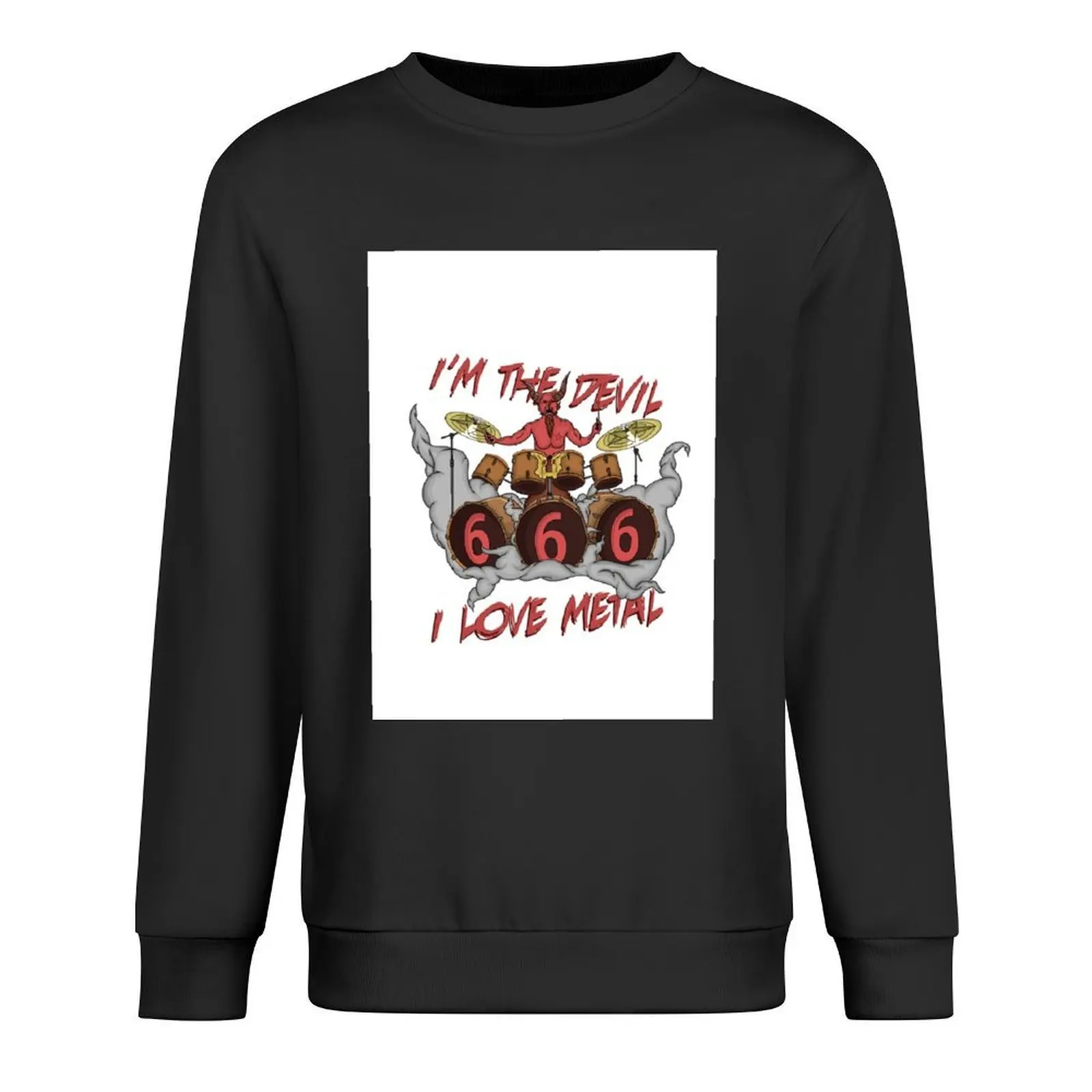 

Beelzeboss Pullover men's autumn clothes graphic t shirts men anime clothes men clothing oversize sweatshirts