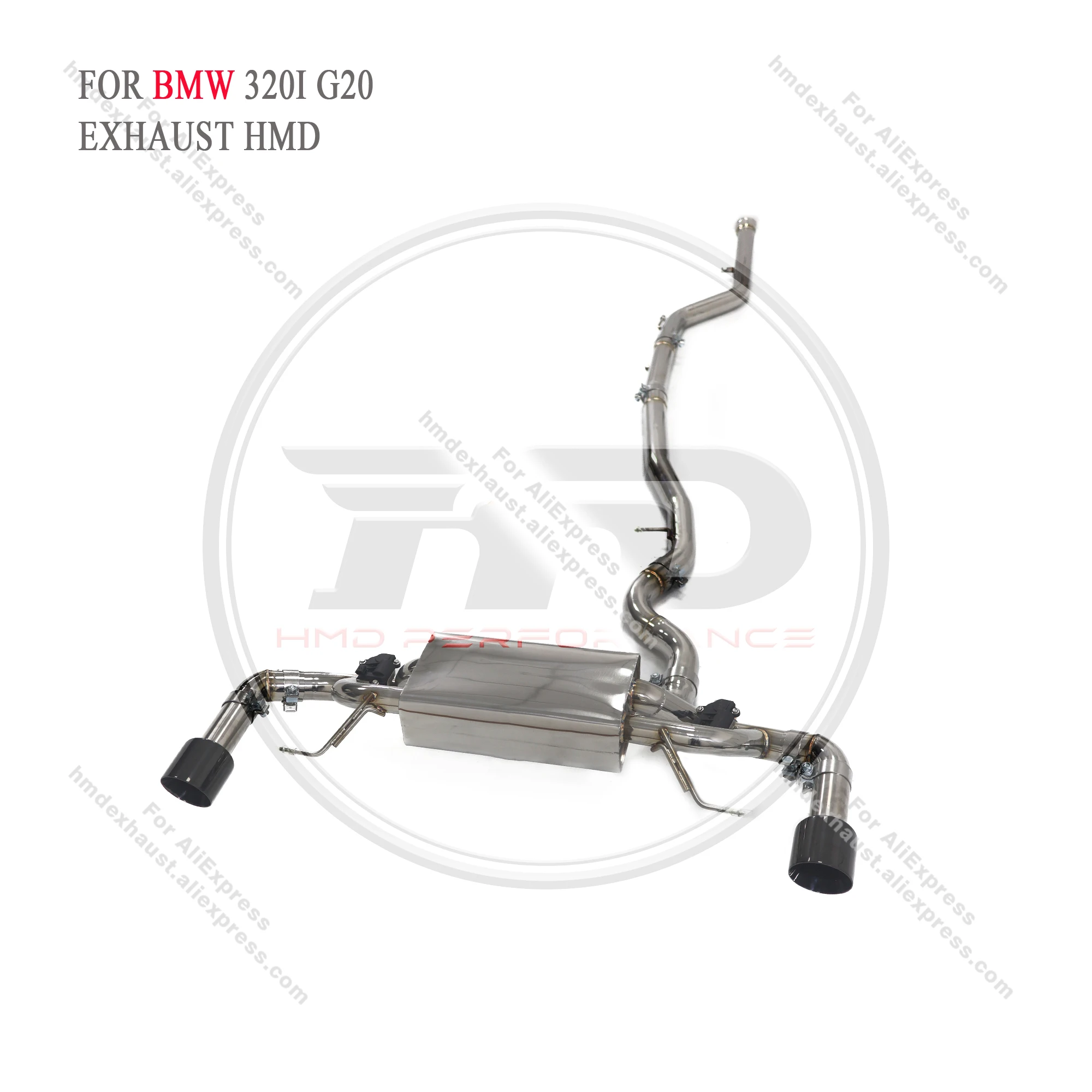 

HMD Stainless Steel Exhaust System Performance Catback Is Suitable For BMW 320i G20 Modification Electronic Valve Muffler