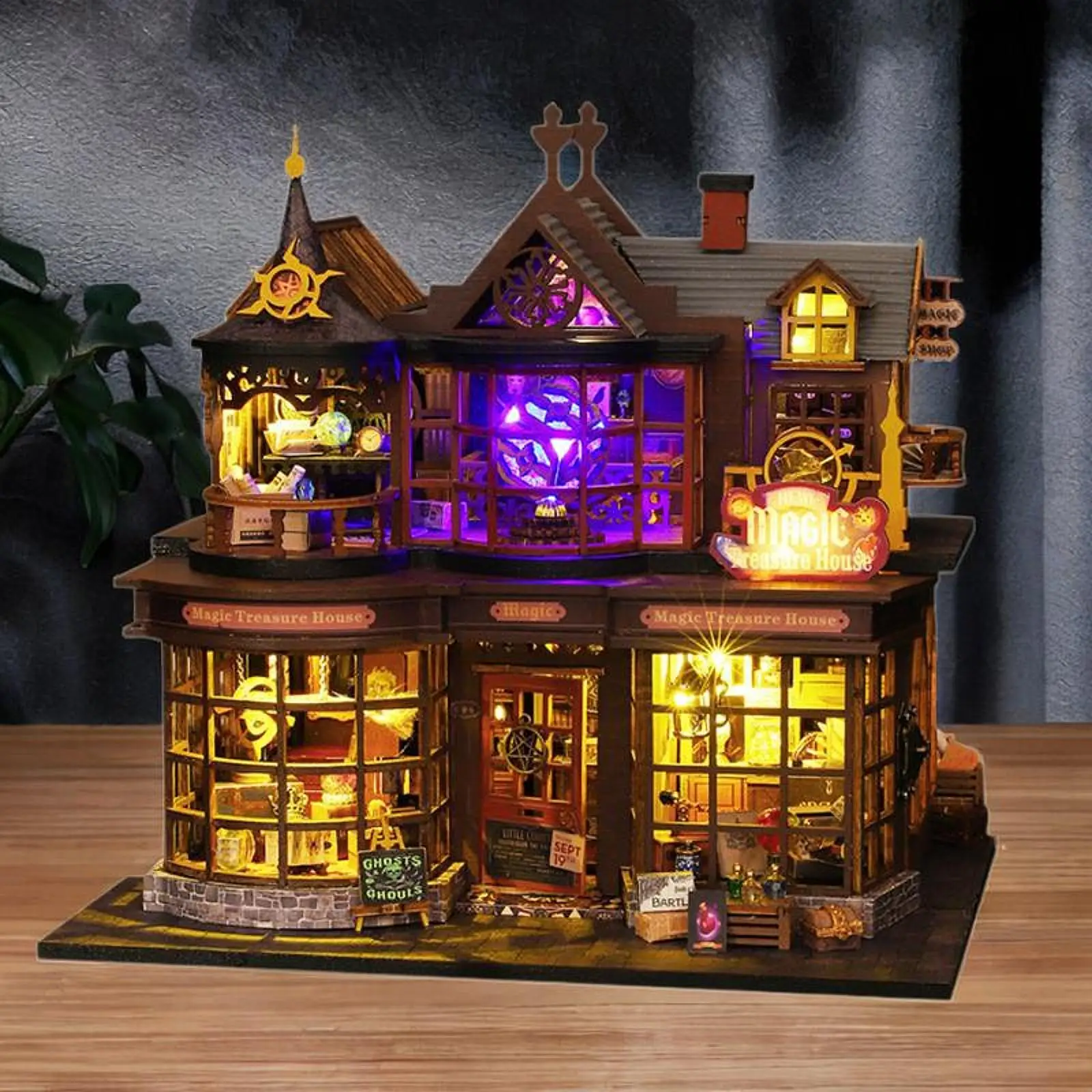 

Dollhouse DIY Kits 3D Puzzles Desktop Decor for Kids Ages 12+ Educational Toy