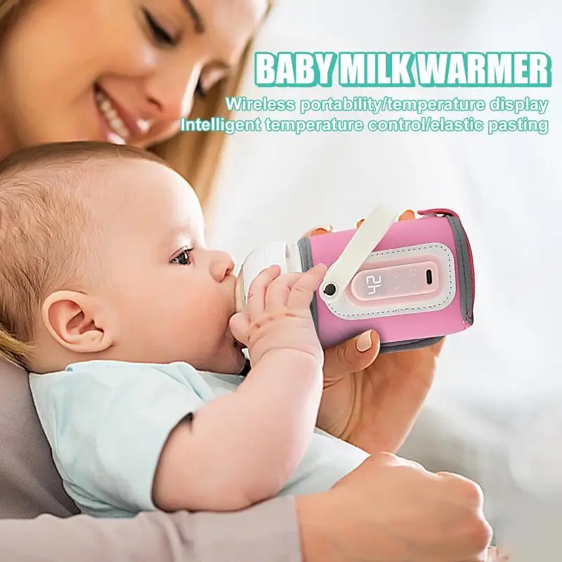 Baby Flasche Warm Halten Abdeckung Tragbare USB Milch Wärmer Flasche Abdeckung Isolierung Abdeckung Still Flasche Wärme Keeper Schnelle Heizung