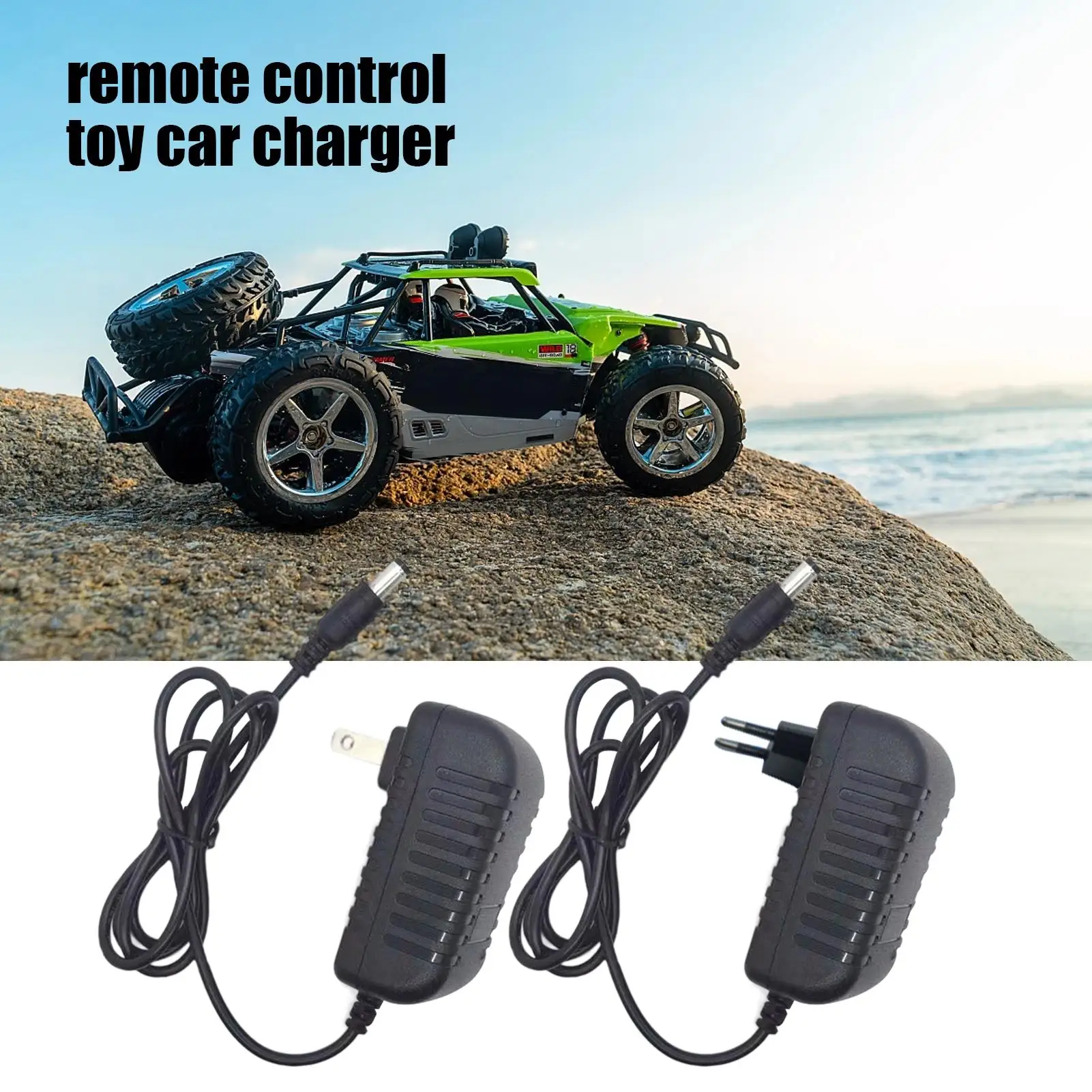 

Remote Control Toy Car Charger 12V Children Electric Car Charger Safety Protection US/EU Plug Charging Power Supply Cable