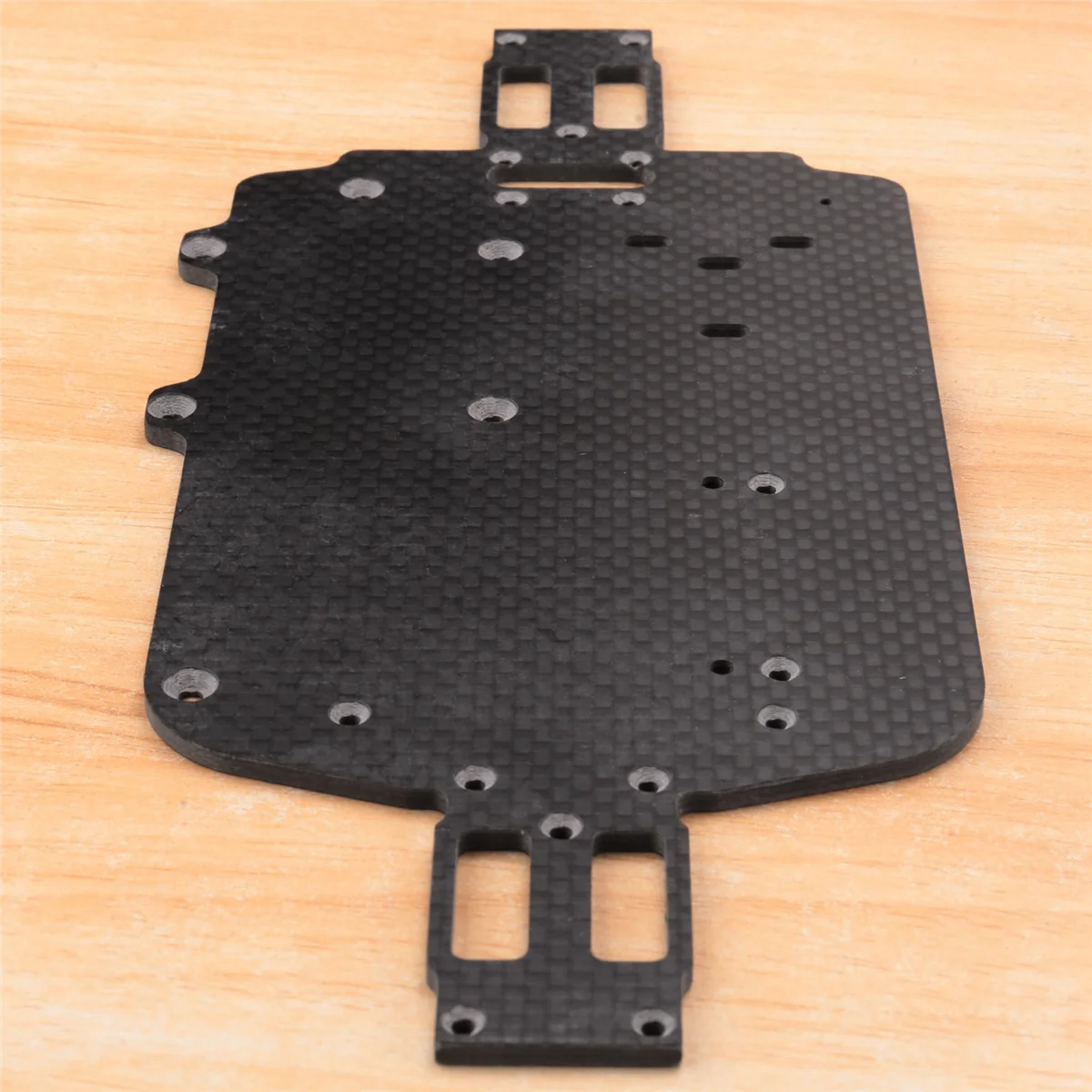 Moderne koolstofvezel chassisonderdelen voor WLtoys 1/18 RC autovervanging, blauw