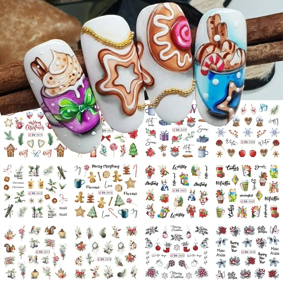 

1 piece of 5D nail stickers high quality watercolor flower nail art stickers butterfly animal design nail art decoration sticker