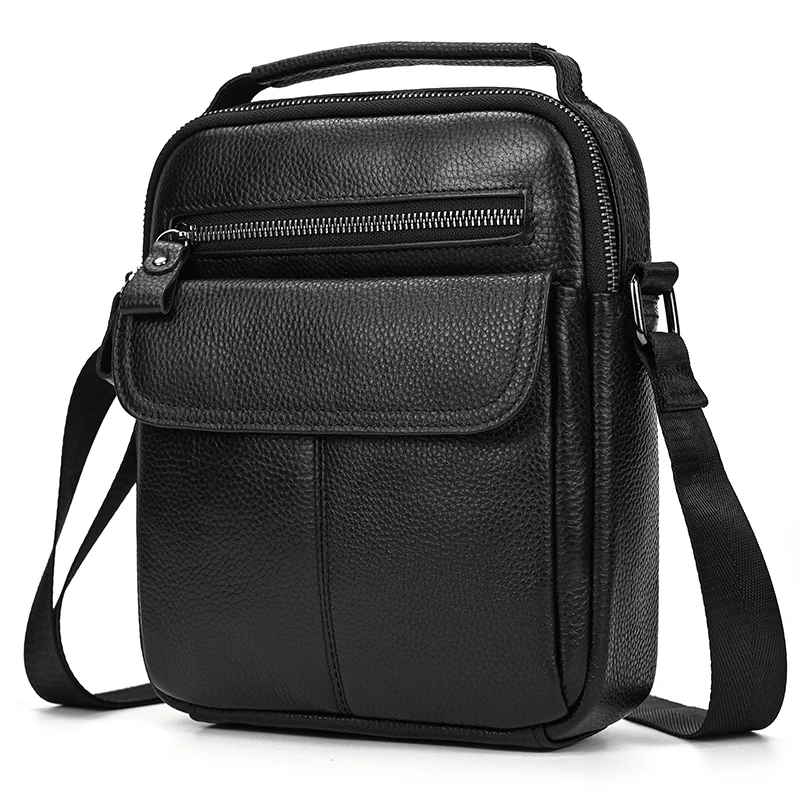

Newsbirds Leather Shoulder Bag For Men Soft Cow Leather Messenger Bags Crossbody Bag Man Male Sling Bag for Male Message Bag