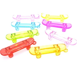 10 Mixed Color Transparent Acrylic Funny Skateboard Pendants 55X18mm