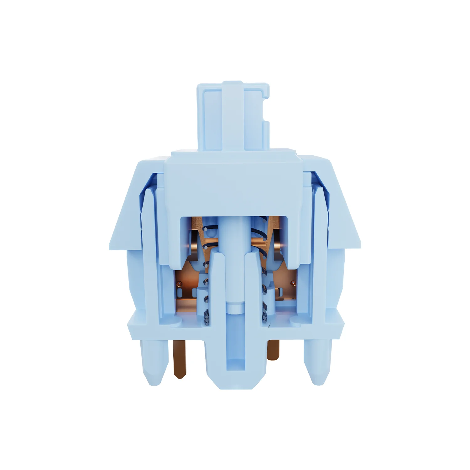 GATERON Sea Salt Smoothie Switch 5 Pin Linear POM Housing RGB SMD DIY Hotswap 35pc per pack for Customized Mechanical Keyboard