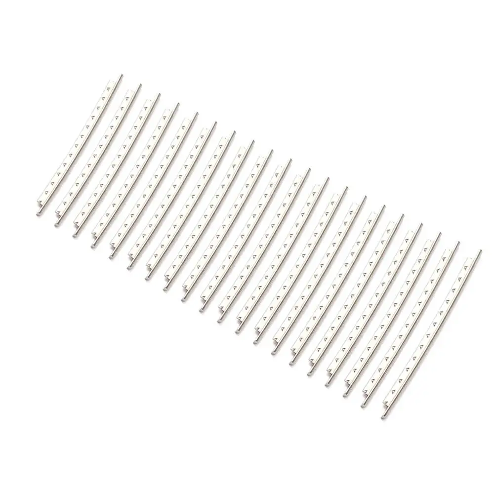 

20 Pcs Silver Folk Silk Guitar Fret Wire Copper Nickel Alloy Bass Fretboard Cupronickel Electric Mechanical Properties Corrosion