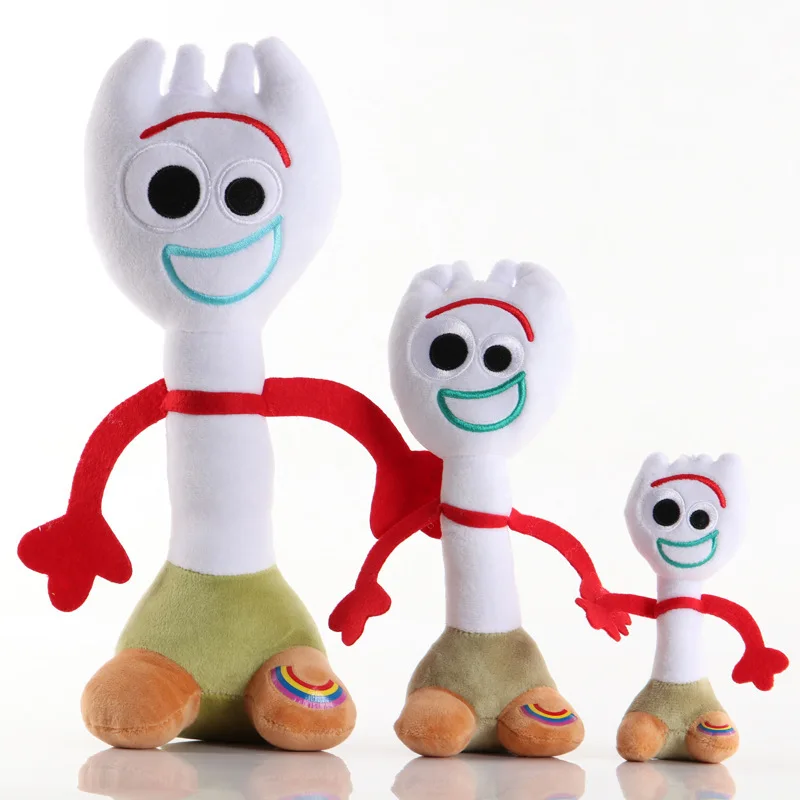 Pluszak Disney Toy Story 4 Forky, kreskówkowy Woody Forky, pluszowe zabawki, kawaii anime, wypchana lalka, breloczek, prezent urodzinowy dla chłopców