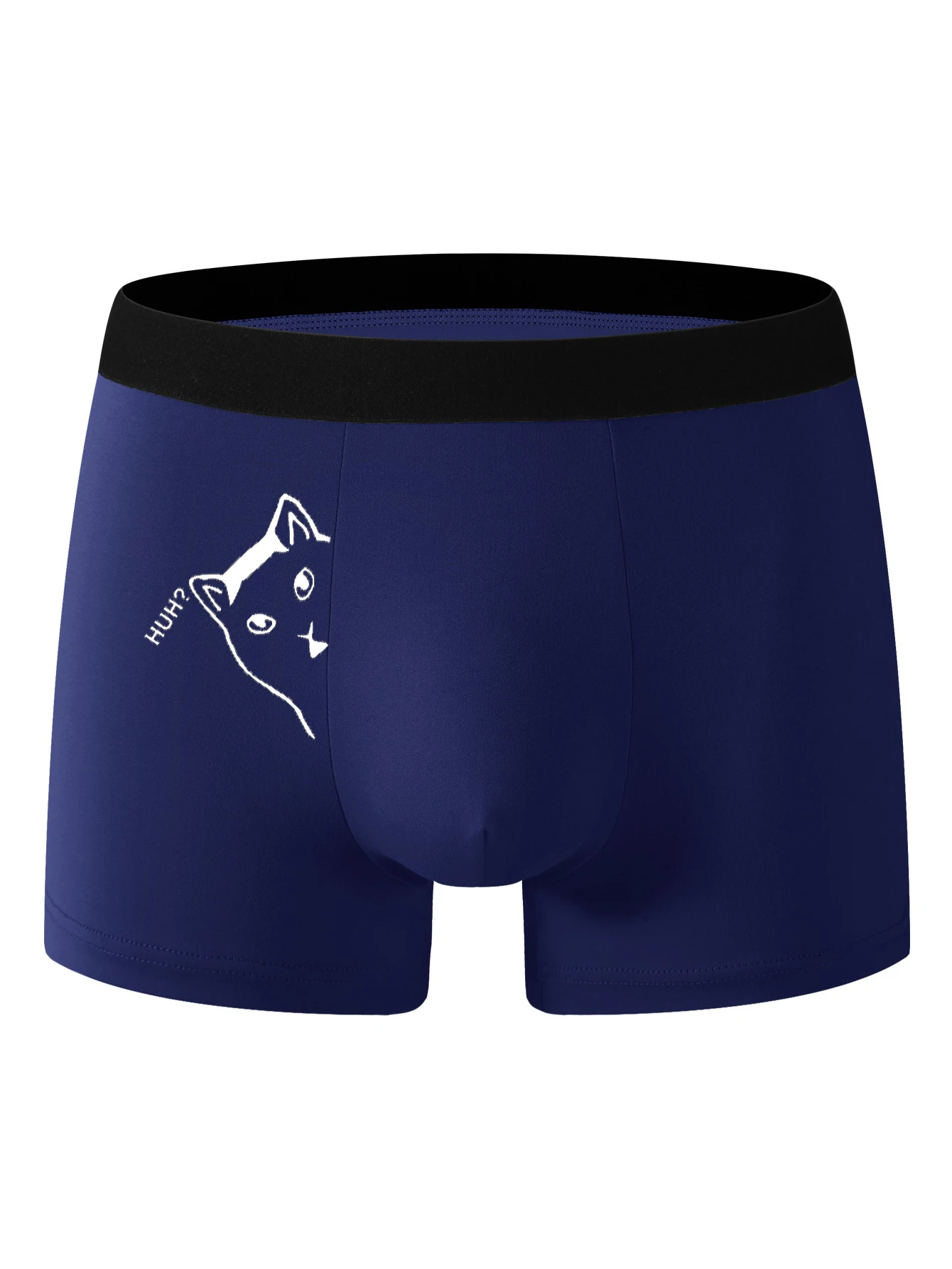 I boxer semplici e aderenti sono un must per gli uomini, la nuova biancheria intima nera da uomo per l'estate del 2025, è comoda