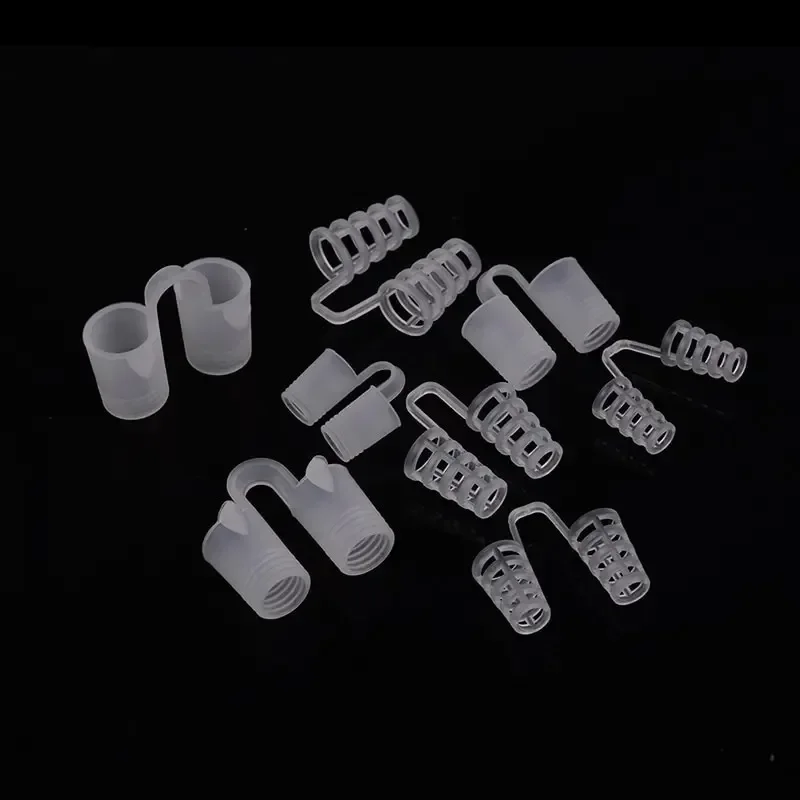 Anti Ronquidos Silicone Anti Snoring Nose Vents Clip Relieve Snorings Stopper Guard Nasal Dilator Easy Sleeping Breath Aid 4pcs