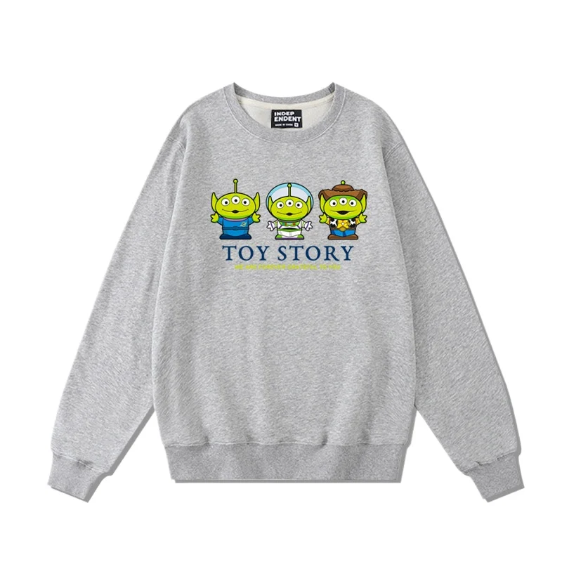 Toy Story anime Alien hoodie women's hoodie women's round neck top couple's casual hoodie loose round neck top couple's hoodie