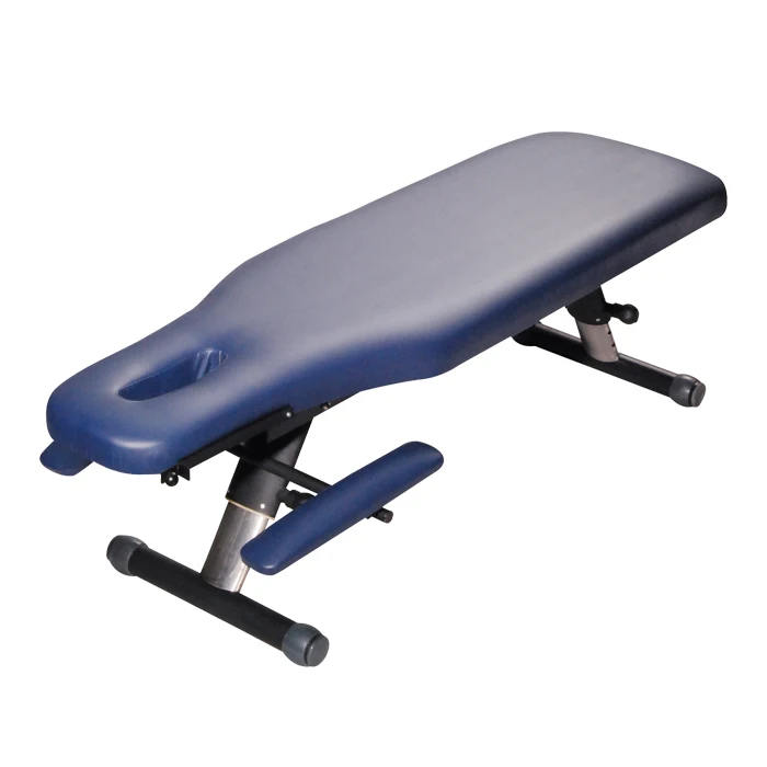 Mt Iron-200 Factory Custom Professional Adjust Heavy Duty Blue Color Chiropractic Drop Bed Traction Table Flexion Stretch Bed