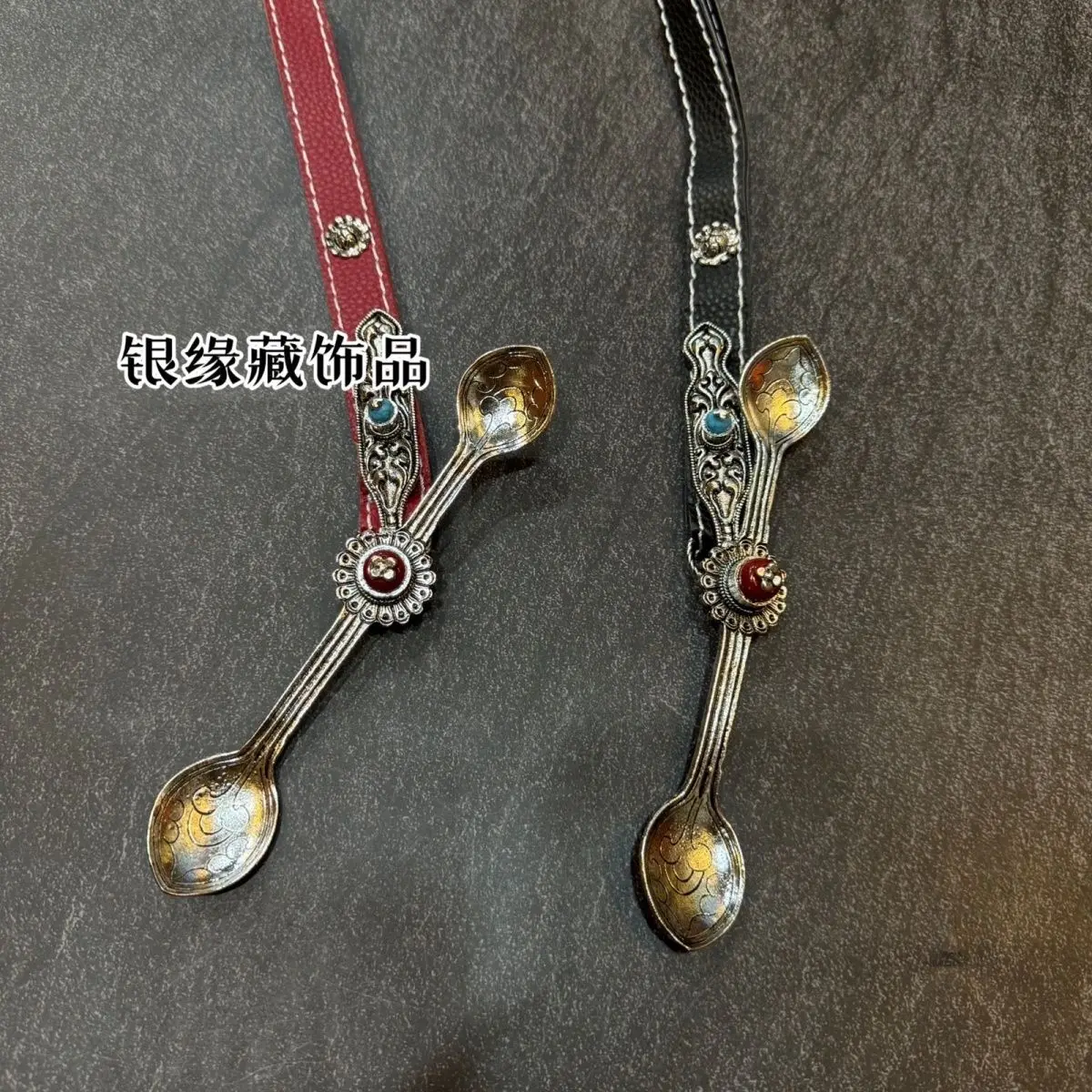 

2024 New Women's Tibetan Characteristics Handmade Copper Alloy Tibetan Waist Pendant