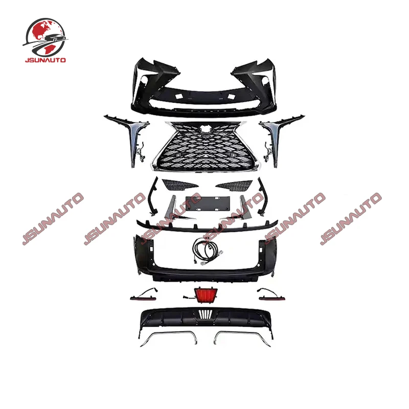 New Arrival For Toyo Sienna 21-23 Conversion JS Style Front Bumper Rear Bumper Grill For Sienna Tuning Part Body Kit