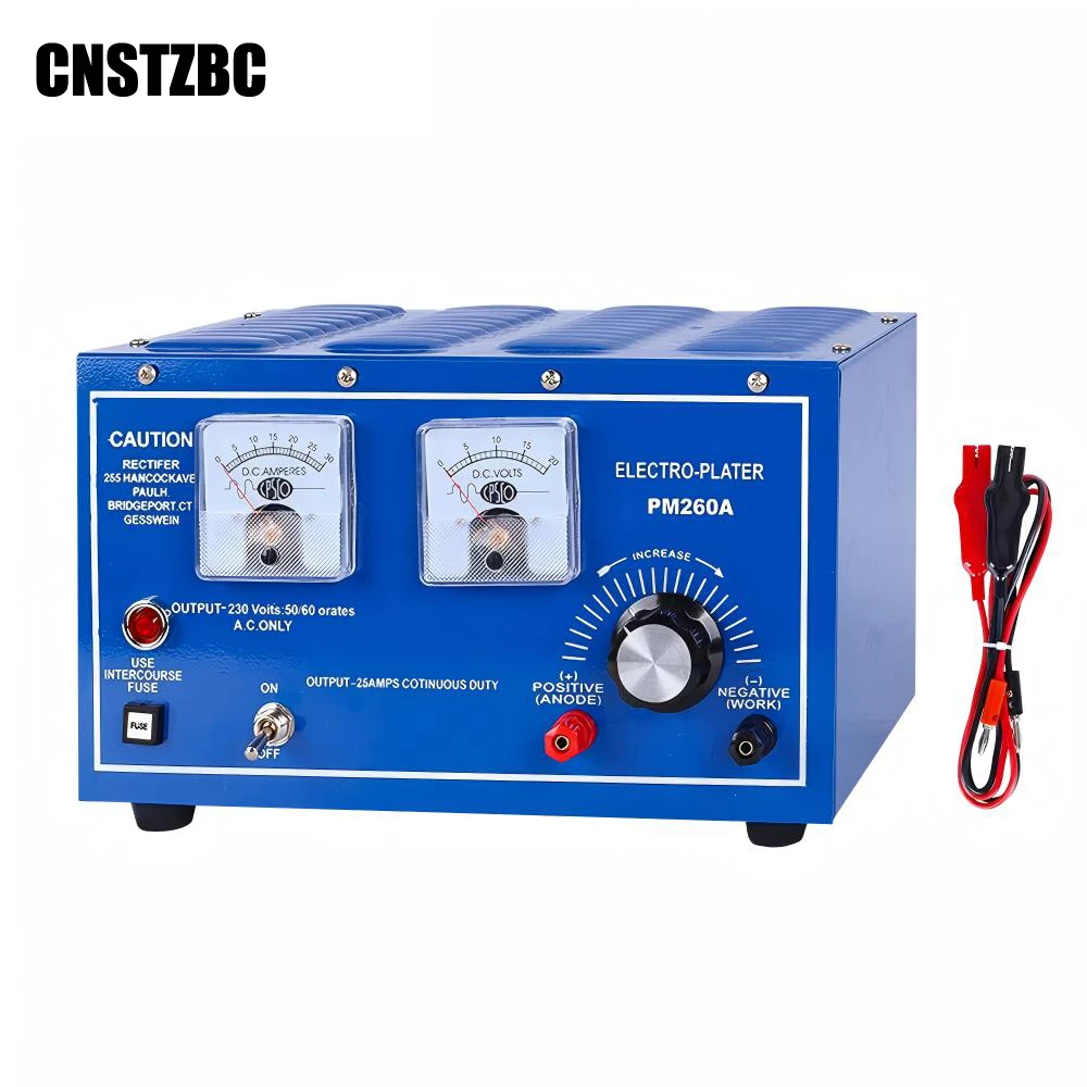 30A Jewelry Plating Rectifier Machine for Gold Silver Platinum Rhodium Electroplating Jewelry Finishing Tool