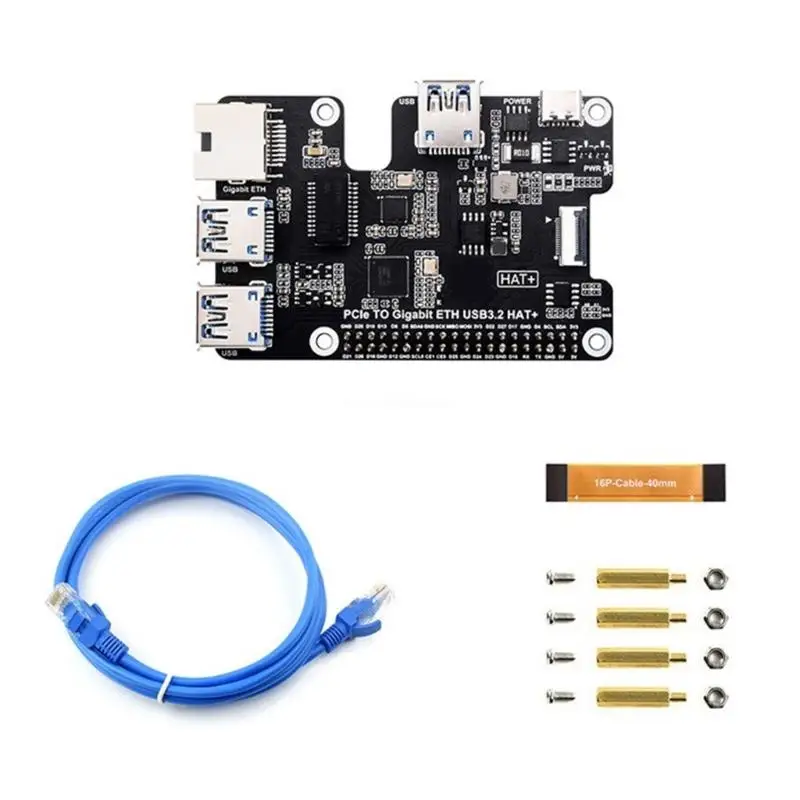 

PCIe Expansion Card with 3 USB 3.2 Gen Port RTL8153B Chip Fast Ethernet Dropship