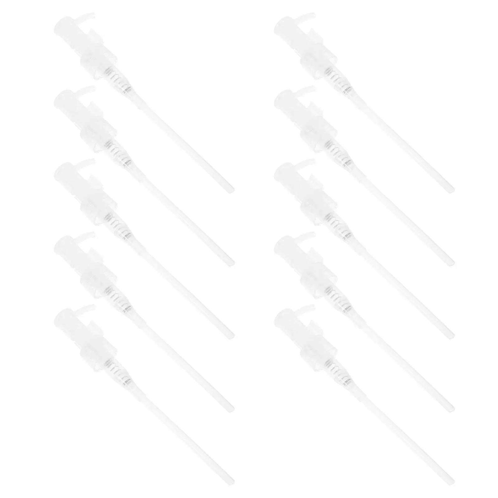 

10Pcs Lotion Pump Replacement Set for Empty Bottles Durable Material Smooth Flow Hand Soap Cream Dispenser Plastic Pump Bottles