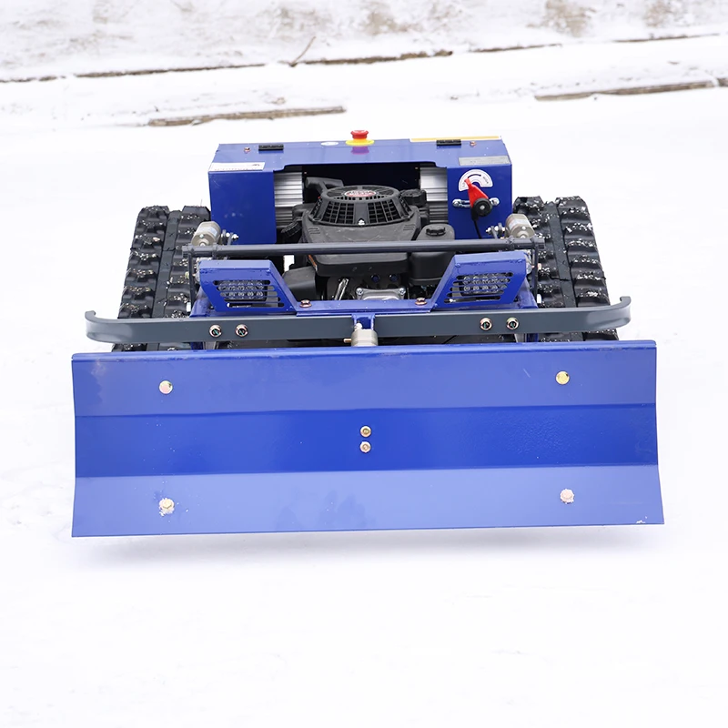 Customized For Sloped Sites Robotic Crawler Lawn Mower, Balanced Chassis Avoids Tipping During Mowing Process