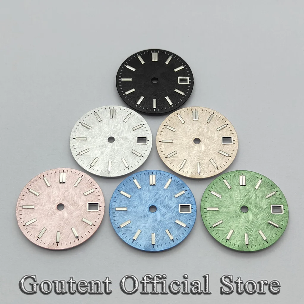 Goutent 28.5mm multi-style color watch dial is suitable for NH35 automatic movement watch accessories.