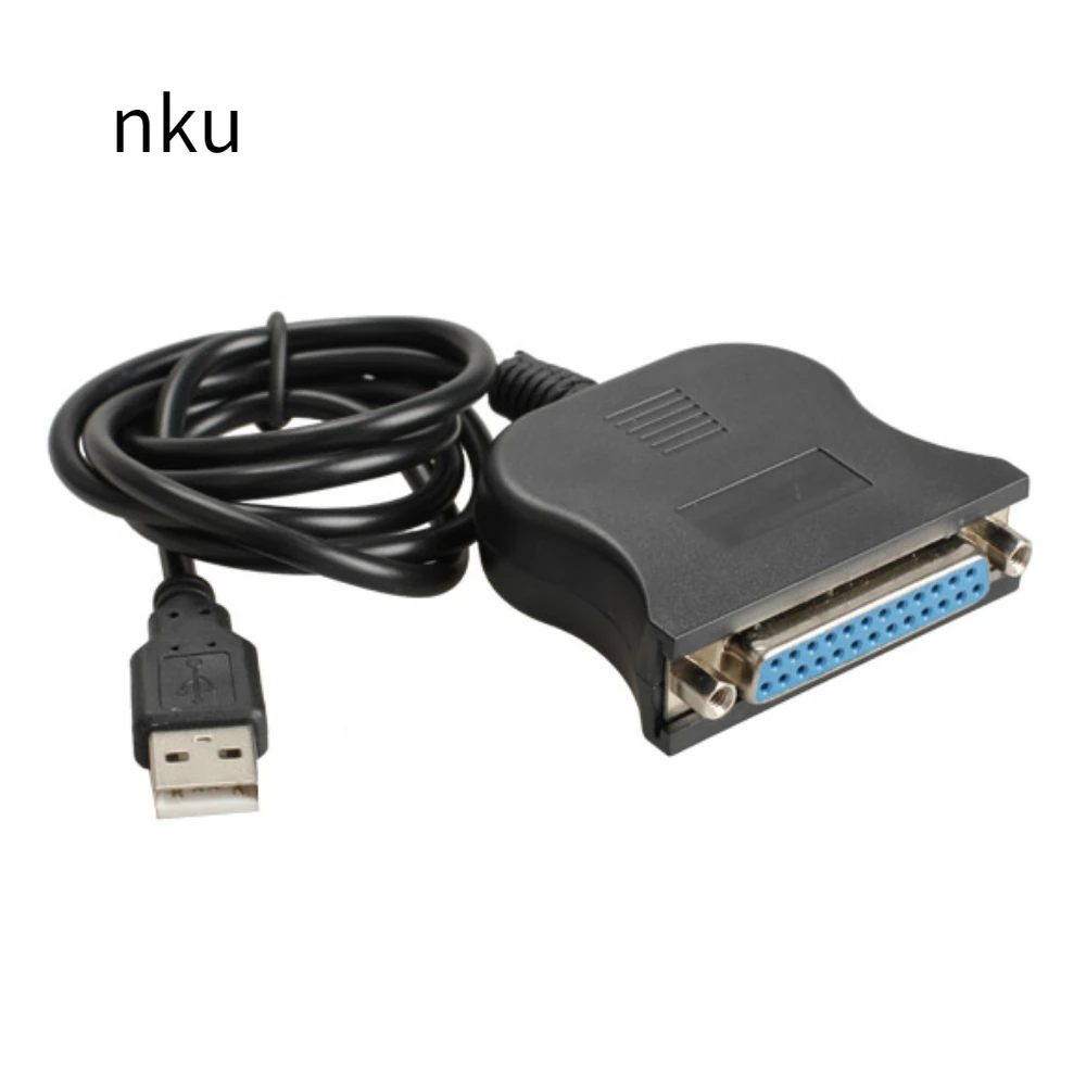 New USB A 1.1 To DB25 Female Port Print Converter Cable LPT USB Adaptor LPT IEEE 1284 Parallel Cable LPT 25Pin to USB Cable