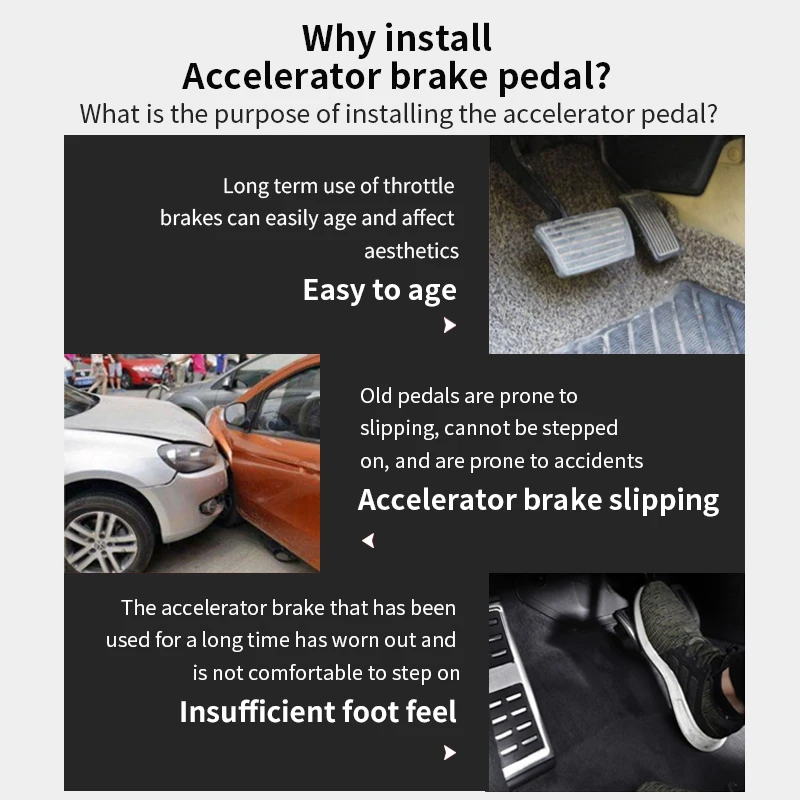 Car Foot Pedals for Cupra SEAT Leon Mk4 2021 2022 2023 Accessories Stainless Steel Gas Brake Restfoot Pedal Pad Protector AT MT