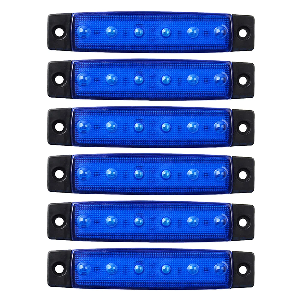 

6Pcs Waterproof Marine Boat Navigation Lights ABS Energy Saving Durable Black Wire Stern Lights Kayak Deck Night Light