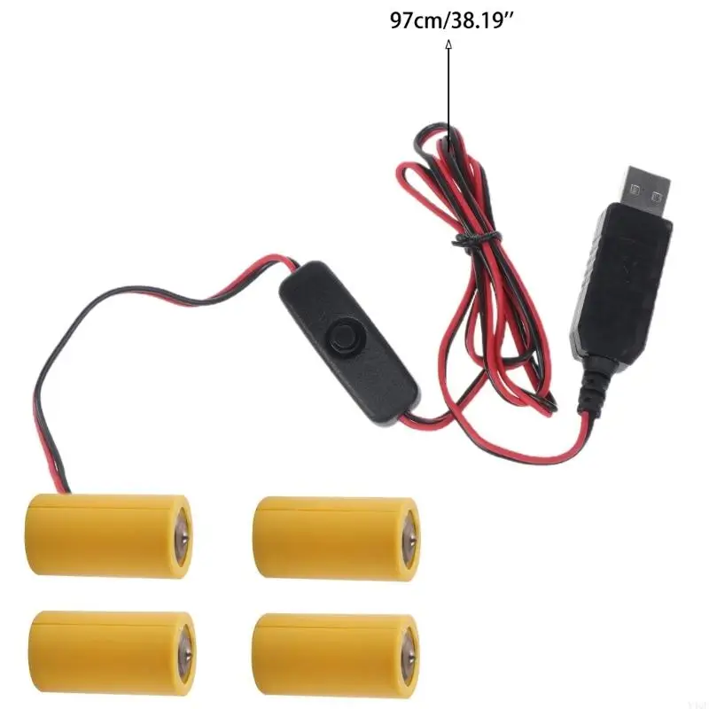 Y4QF Universal 6V LR14 C CATIVERATORS CABLINATORS USB CABER