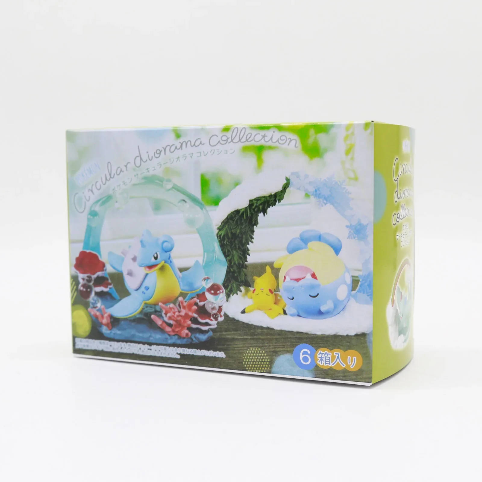 Pokemon Miniature Circular Diorama Collection Blind Box Espeon Umbreon Togekiss Lapras Spheal Ponyta Pikachu Ornaments Toys view 3