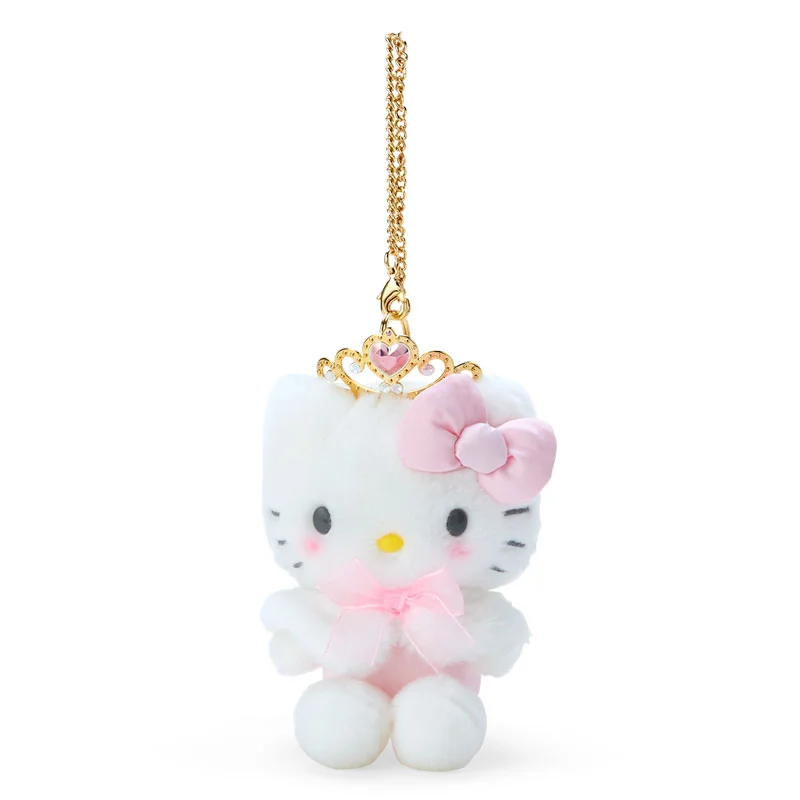 Sanrio Diamond Shining Series Plush Doll Pendant Kawaii Plush Doll Kuromi Cinnamoroll Bag Pendant Keychain Girl Birthday Gift