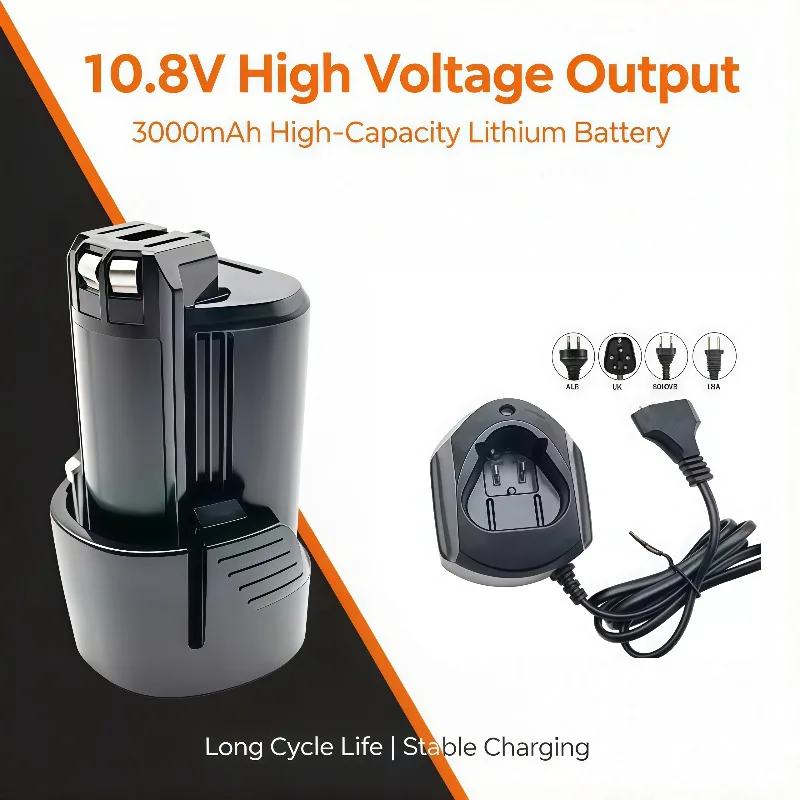 

Изготовлено с использованием изобретательных технологий, стабильное напряжение выходного сигнала 10,8 В, прочная батарея емкостью 3000 мАч, безопасно и надежно.