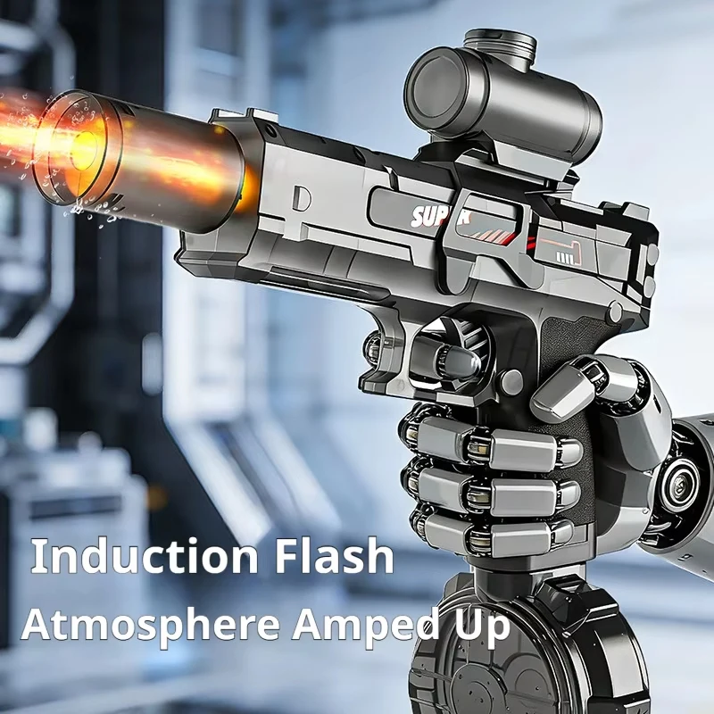 

High Pressure Electric Water Gun Toys Summer Outdoor Beach Pool Garden Fight Games Kids Automatic Bursts Water Gun Gifts