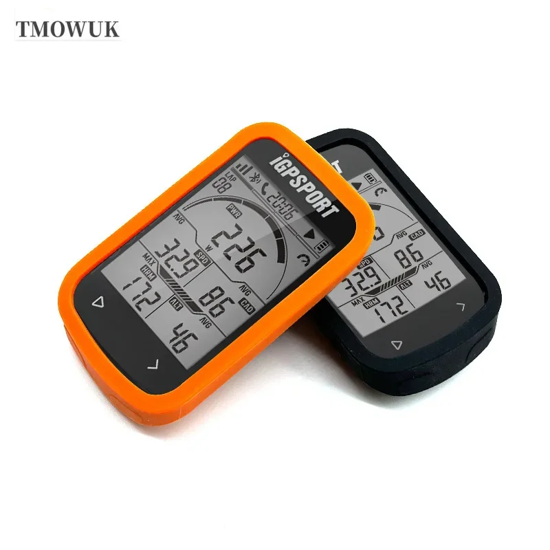 For IGPSPORT BSC100S BSC100 Silicone Protective Cover Bicycle Computer Screen Film Protective Case Anti-fall Scratch Resistant T