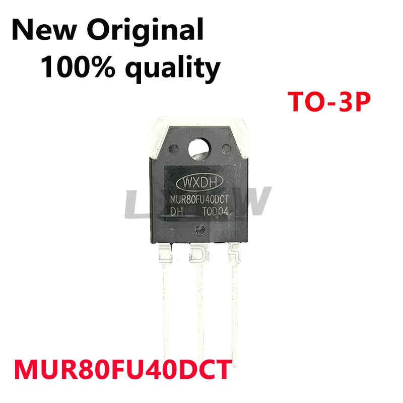 5-10/PCS New Original MUR80FU40DCT 80A 400V TO-3P Inverter welder fast recovery diode In Stock