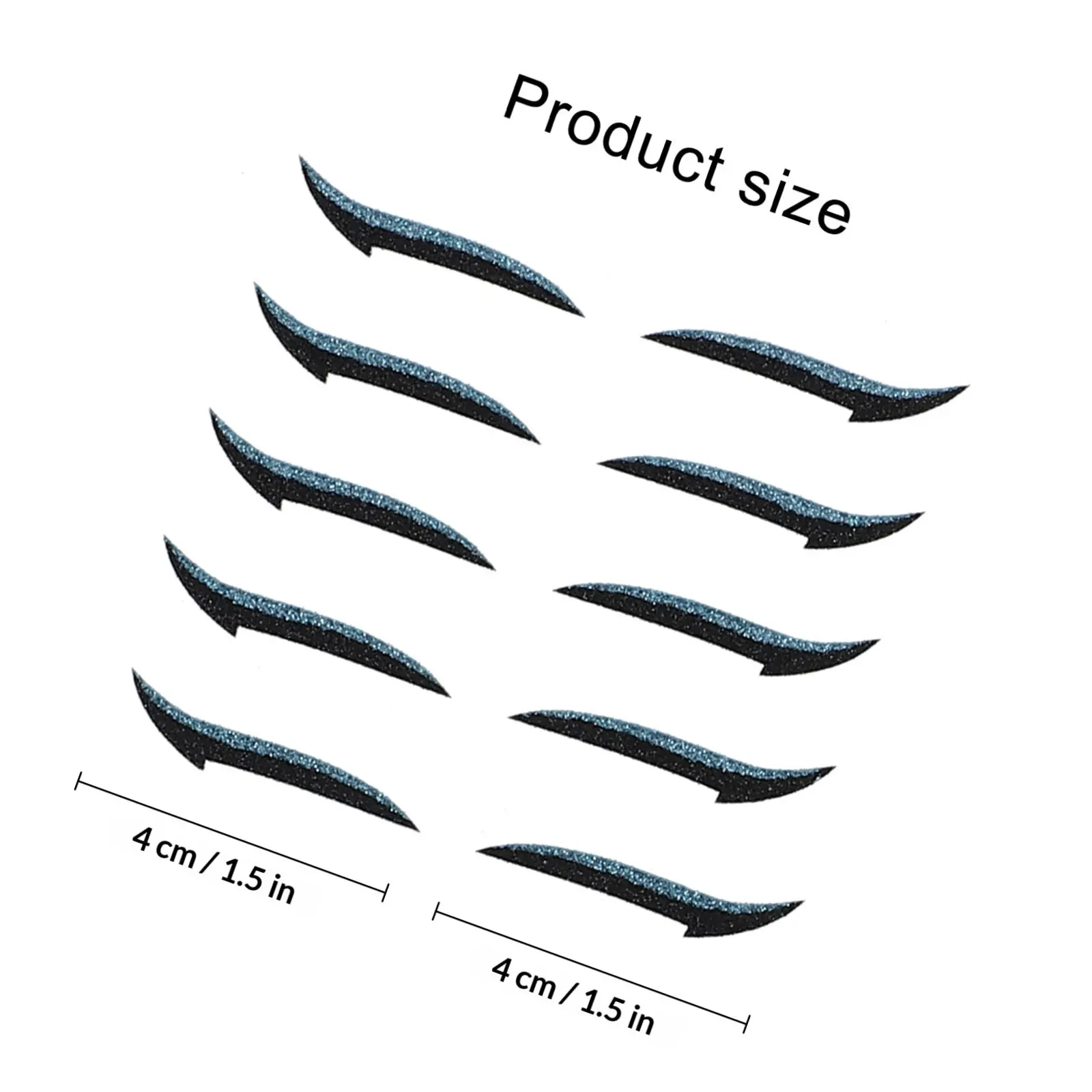 40Pairs Double Eyelid Strips Eyeliner Stickers Reusable Self Adhesive Eye Makeup Stickers Instant Invisible Cat Eyes Makeup