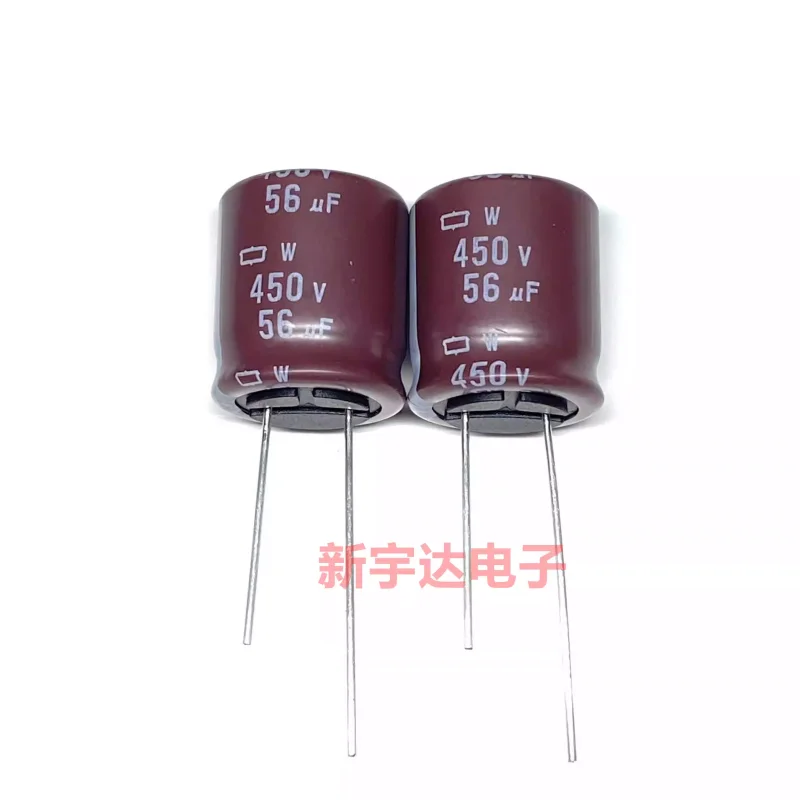 10-100PCS 56UF 450V Black Diamond 450V56UF 18X20 W series high-frequency miniaturized electrolytic capacitor
