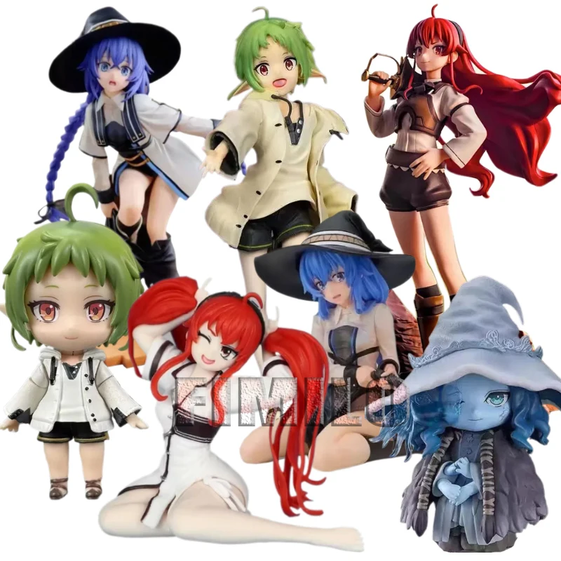 

10cm Mushoku Tensei：Jobless Reincarnation Figurine Eris Greyrat Action Figures PVC Anime Model Collection Toys Periphery Gifts
