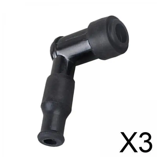 

Black Spark Plug Boot Cap Rubber Easy Install High Performance Part for 152F 154F Generator Repair