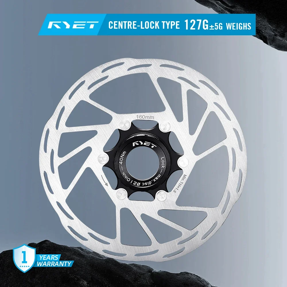 RYET Centerlock Floating Rotor 160 180 200mm - Ice Tech Heat Dissipation MTB Downhill E-Bike Disc Brake Anti-Warping Quiet