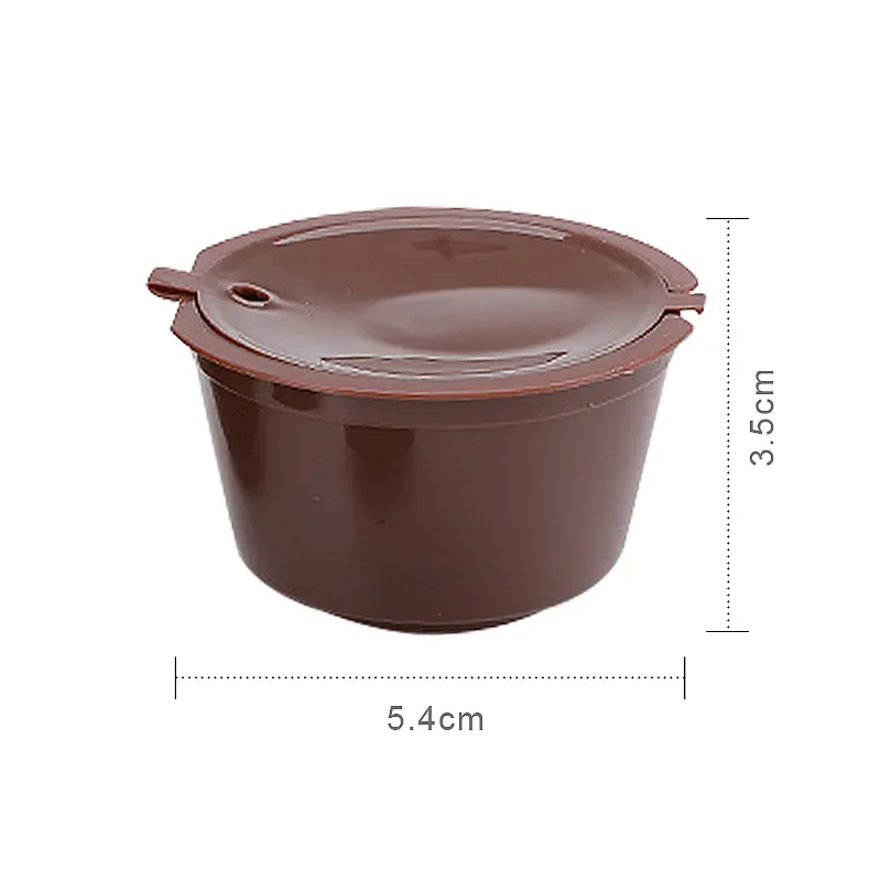 Cápsulas rellenables para Dolce Gusto, reutilizables, Nescafé, compatibles con plástico, Piccolo, Genio, espera, Capsula
