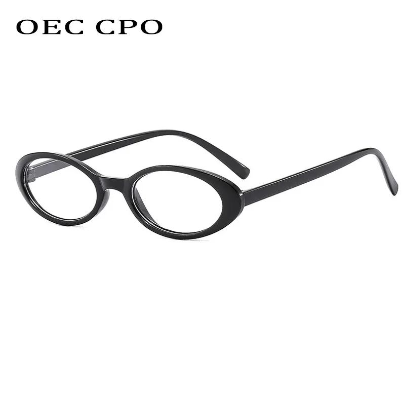 

Vintage Oval Glasses Women PC Frame Luxury Brand Designer Trend Clear Lens Eyewear Optical Spectacle Frames Ladies