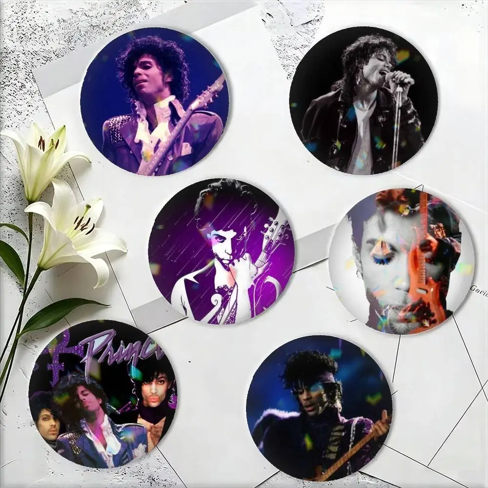 Prince Rogers N-Nelson Singer 25mm 32mm 44mm 58mm 75mm Brooches Badges Pins for Accessories Gift