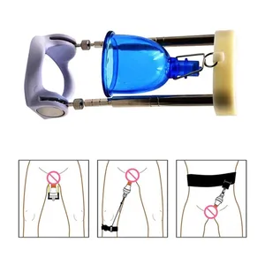 Accesorios de manga de silicona Hombres Sexo juguete de juguete Penis Bomba manga Ampliación del pene para hombres Vacuos de juguete sexual Presión negativa 8 Mejores mangas de extensor de pene de ventas - №1