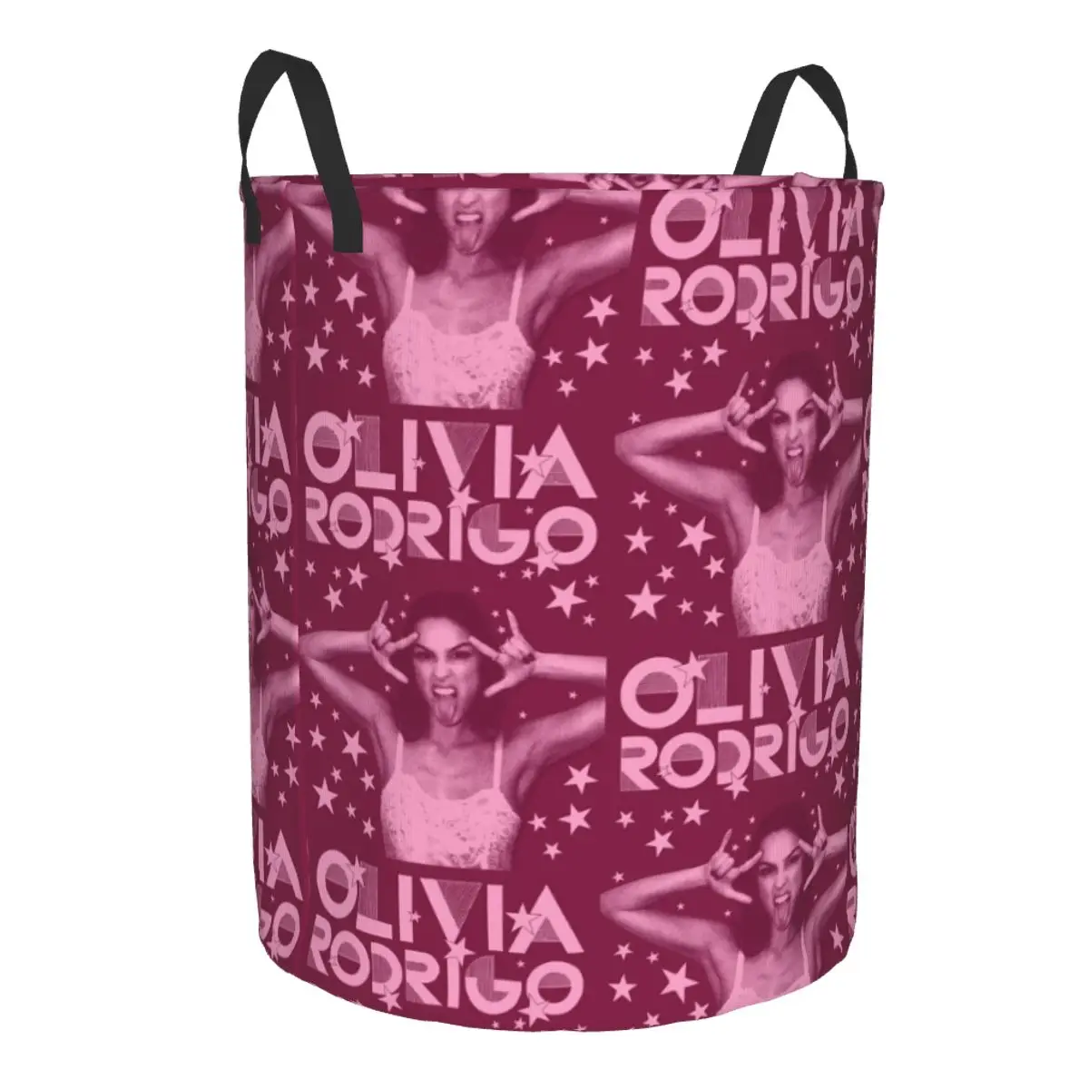 Custom Vampire GUST Sour O-Olivias R-Rodrigos Laundry Basket Foldable Large Capacity Clothing Storage Bin Hot Singer Baby Hamper