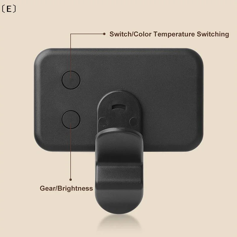 〔E〕Rechargeable Clip On Phone Selfie Light Adjustable Brightness 3 Modes For Vlogging Live Streaming Makeup