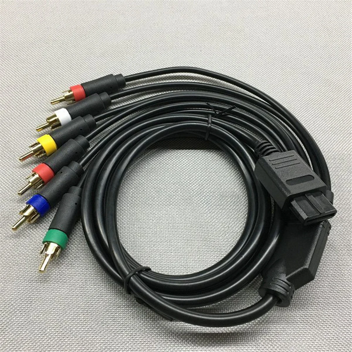 Neues RGB/RGBS-Kabel für N64 SFC SNES NGC-Videokonsolen Verbundkabel Starke Stabilität ohne BNC-Adapter