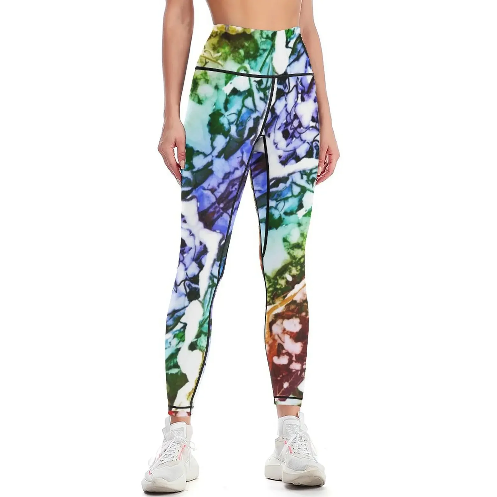 

Winter wonderland kaleidoscope Leggings Women's sports pants Sweatpants active wear gym womans Womens Leggings
