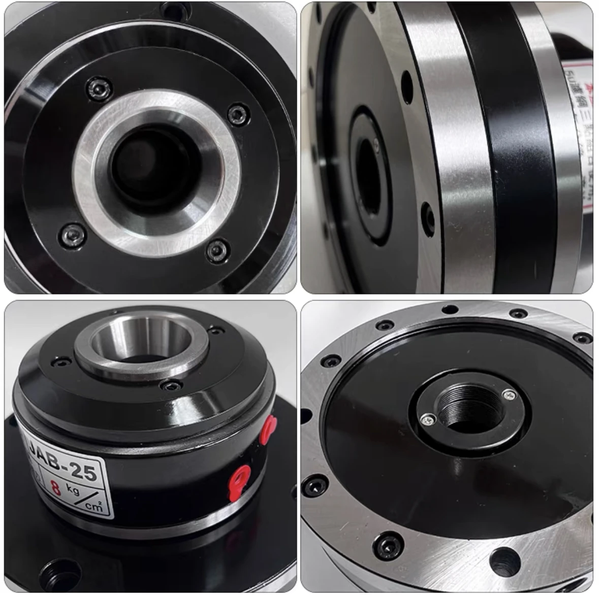 

Hot Selling JAB Series Hollow air Collet Chuck, JAB15 JAB25 JAB40 JAB60 Collet Lathe Power Chuck, Pneumatic Collet Chuck