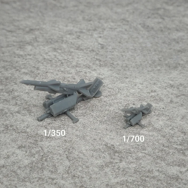 

5PCS SA-2 Anti-Aircraft Missile Resin White Model 1/350 Or 1/700 Tank Combat Vehicle Miniature Model TK642